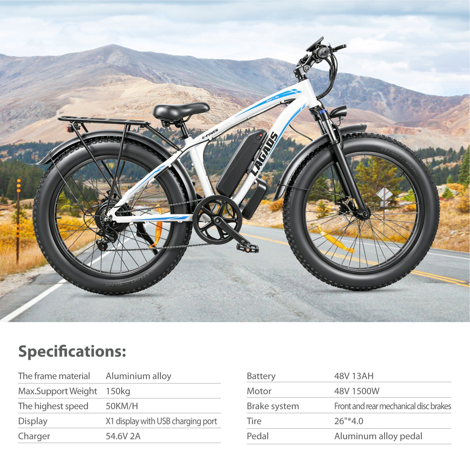 LAGADS XC26 Electric Bicycle