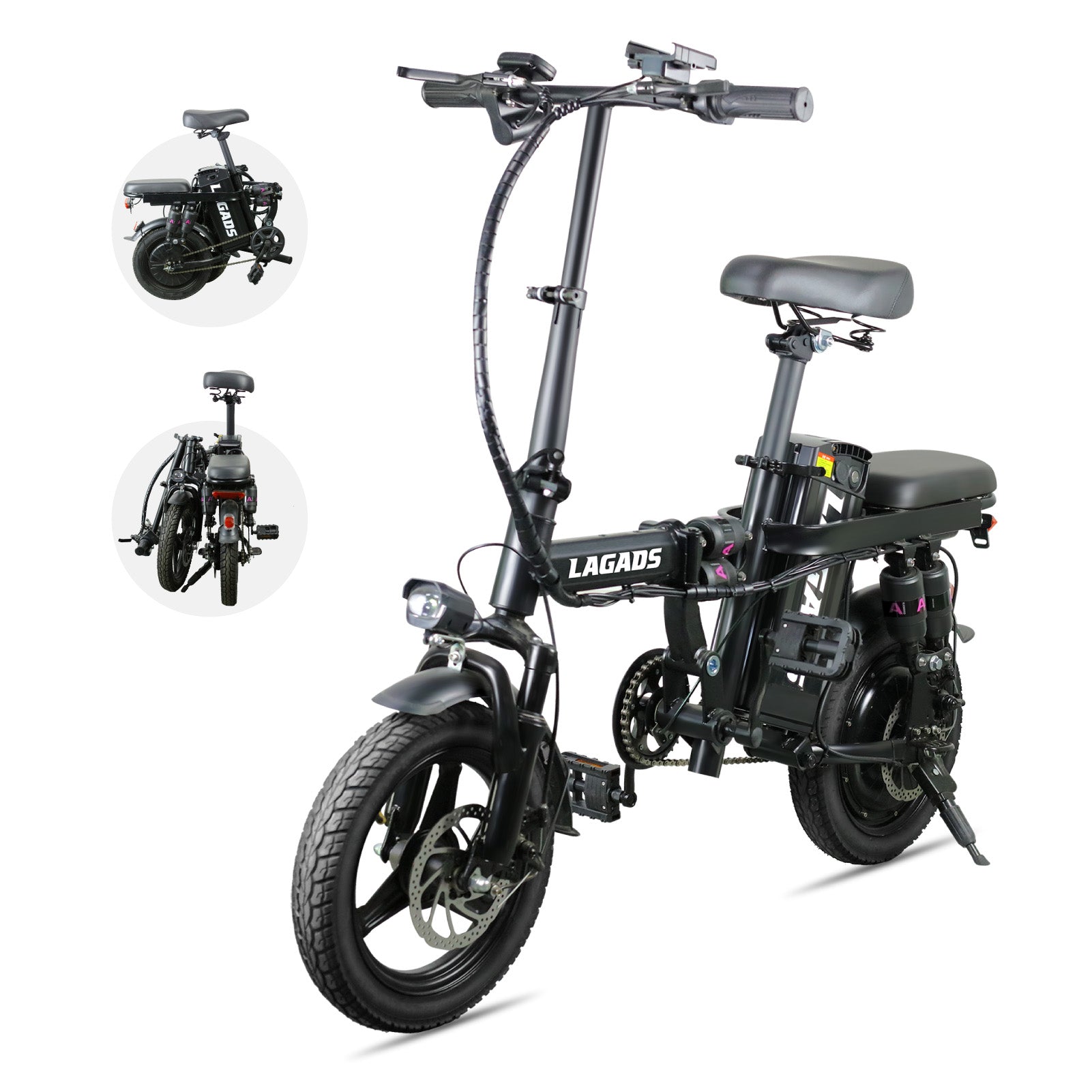 LAGADS Y14 folding ebike