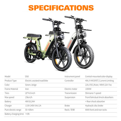 LAGADS D50 Electric Commuter Bike